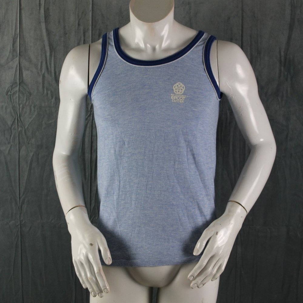 Vintage Graphic Tank Top - Epcot Center Walt Disney World Puffer - Men's Small